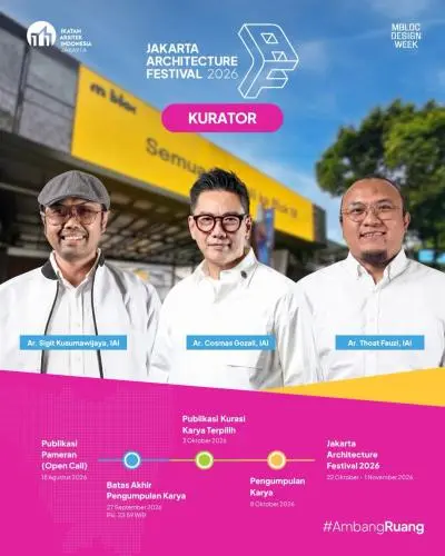OPEN CALL — PAMERAN JAKARTA ARCHITECTURE FESTIVAL 2026AMBANG RUANG bukan sekadar batas, tetapi r (8)
